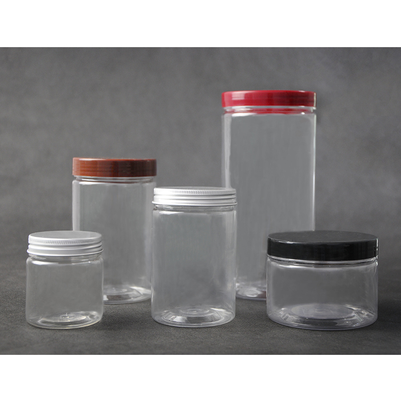 Do polyester wide-mouth bottles offer high transparency and gloss, enhancing product display appeal?